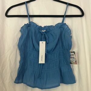 Blue tank top size medium